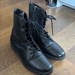 Black Leather Boots shutz